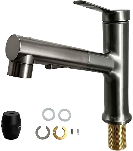 洗面蛇口 噴水機能付き 浴室用 シャワー水栓 ホース引出し式 3way出水モード Amazon | 洗面蛇口 噴水機能付き 浴室用 シャワー水栓 混合水栓 ホース